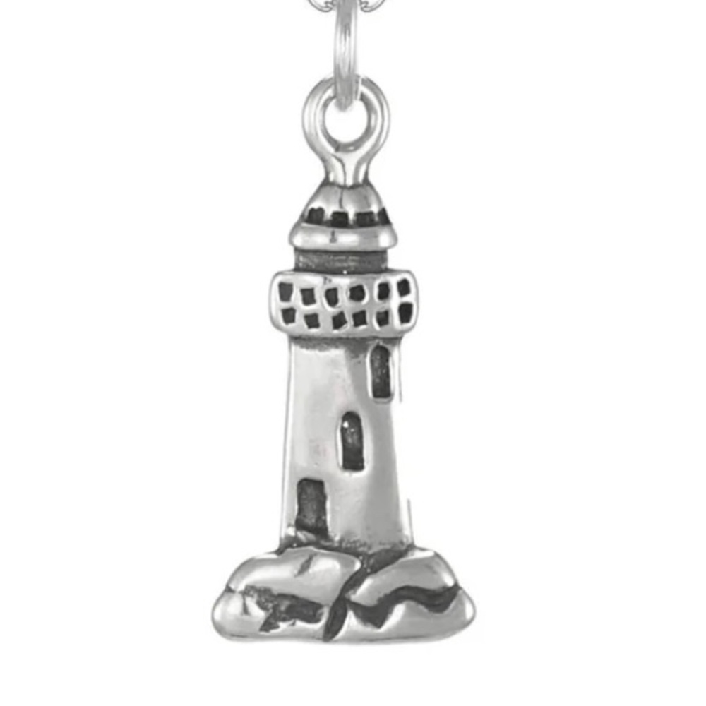 Charles Garnier Lighthouse Pendant Sterling Silver Necklace